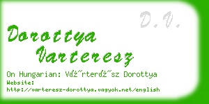 dorottya varteresz business card